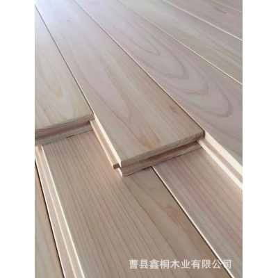 工厂价日本桧木板扁柏木板地板菜板护墙板桧木指接板BB桧木直拼板图3