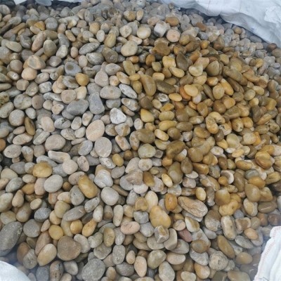 供应 园林绿化用鹅卵石 白色 黑色 抛光雨花石 公园造景铺路用图3
