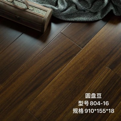 金知音 纯实木地板非洲圆盘豆18mm 绿柄桑耐磨环保，南浔厂家直销图3