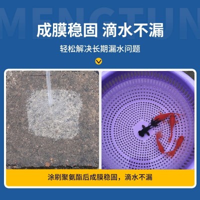 防水透明胶补漏卫生间浴室免砸砖防水涂料屋顶外墙裂缝漏水堵漏王图2