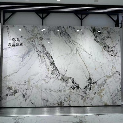 岩板电视背景墙1200x2400客厅大理石连纹大板板材现代简约潘多拉图3