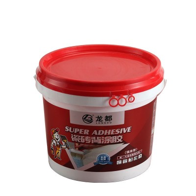 龙都瓷砖背涂胶粘合粘结剂超强墙砖强效强力桶装5KG图3