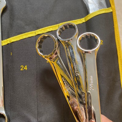 镜面精抛两用扳手20件组套套装6到32扳手五金工具开口梅花扳手图3