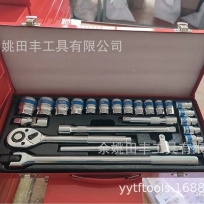 TF-7009 24件套套筒组套 24PC铁盒F杆图5