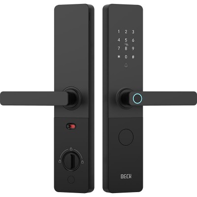 BECK/博克指纹锁智能门锁家用防盗门电子密码半自动锁体智 能锁V10图5