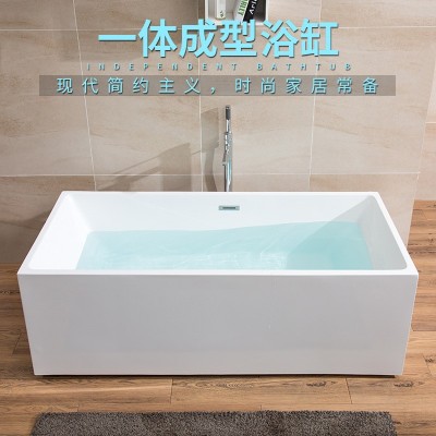 荣辰卫浴冲浪按摩一体式无缝浴缸成人家用酒店亚克力浴盆1.7米图3