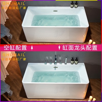 小户型酒店民宿家用网红大瀑布spa按摩1.2至1.8米亚克力浴缸恒温图3