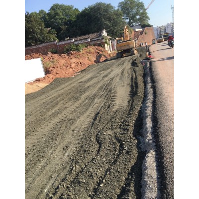 市政公路铁路铺路天然级配砂石 水泥碎石水稳料图5