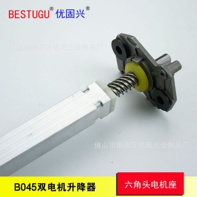 供应两节双电机升降桌用两节丝杆总成,丝杆组件丝杆升降器图3