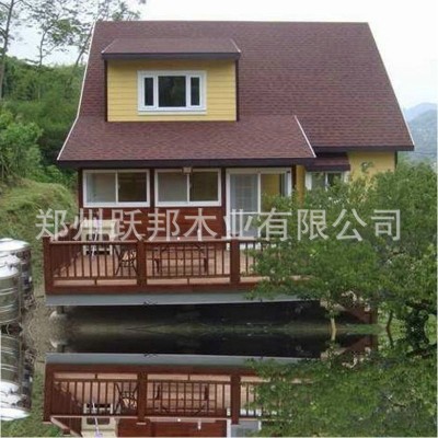 户外生态防腐木木屋 度假村木屋别墅 双层樟子松防腐木木屋批发图2
