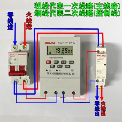 德力西KG316T导轨时控开关定时器220v路灯时控时间380V智能控制器图4