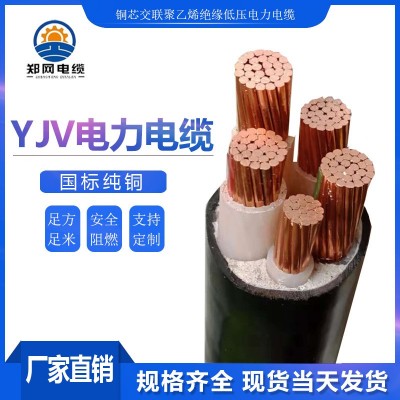 郑网 厂家直销 国标 ZR/ZC YJV铜芯电缆图2
