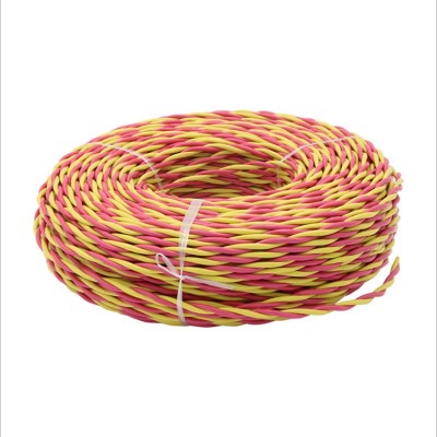 电源线家用照明纯铜电线监控双绞线ZR RVS2芯2.5/1.5花线消防线