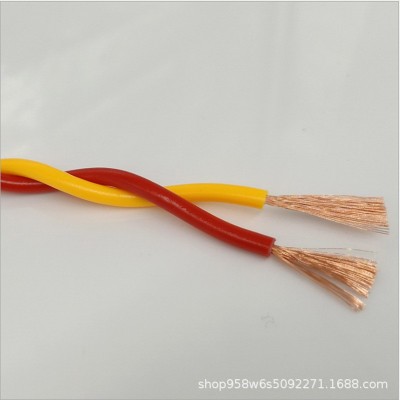 电源线家用照明纯铜电线监控双绞线ZR RVS2芯2.5/1.5花线消防线图3