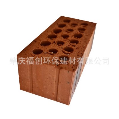 陶土烧结砖多孔墙砖 建筑景观装饰砖隔音墙体砖 肇庆高要厂家批发图4