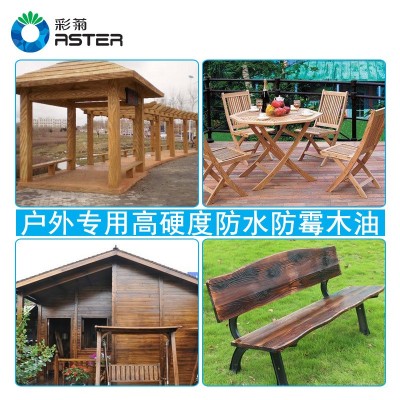 彩菊高硬度木油高光防水木器漆户外耐候清油优惠批发防腐透明清漆图4