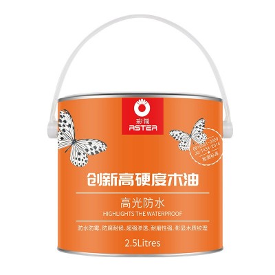 彩菊高硬度木油高光防水木器漆户外耐候清油优惠批发防腐透明清漆图5