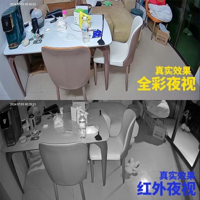 家用远程手机监控器5MP全景室内监控500W高清夜视无线 监控摄像头图2