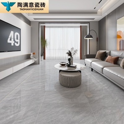 通体大理石800×800瓷砖厂家批发亮光地板砖客厅专用防滑地板砖图4