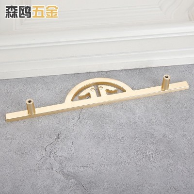 新中式衣柜门拉手铜拉丝橱柜门把手抽屉鞋柜床头柜鞋柜手柄拉手图4