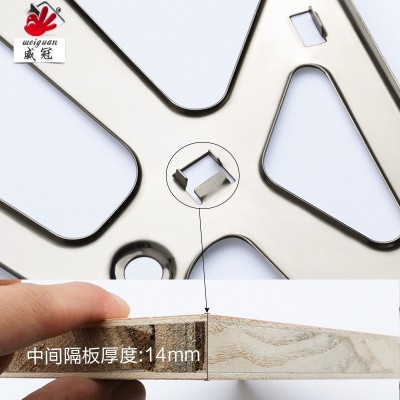 翻斗鞋柜配件 不锈钢双层翻板鞋柜五金 鞋柜翻转架暗藏式翻斗架图2