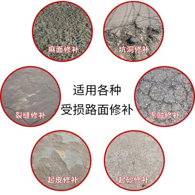 小米石地坪材料耐磨抗裂浆料批发老旧水泥路面快速快干混 合修补料图2